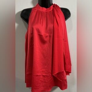 🛑 1 hour sale. NWT. Ted Baker, size 2, Vibrant Red Halter Top